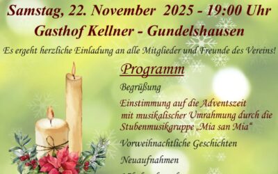 Einladung zur Adventsfeier 2025