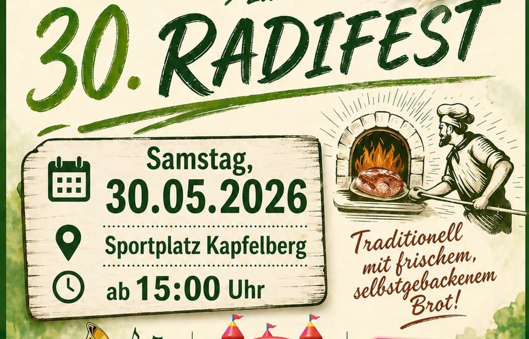 30. Radifest des Gartenbauverein Kapfelberg und Umgebung e.V.